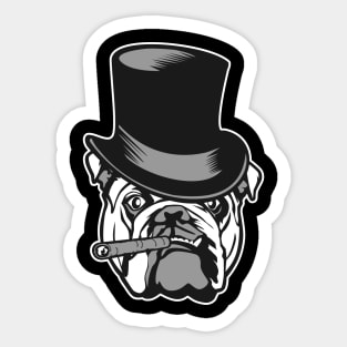 Detective bulldog Sticker